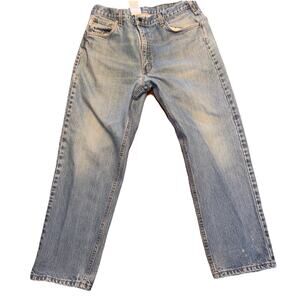 Carhartt FR Mens 38(36)x32(30) FRB160 DNM Flame Resistant Jeans Denim